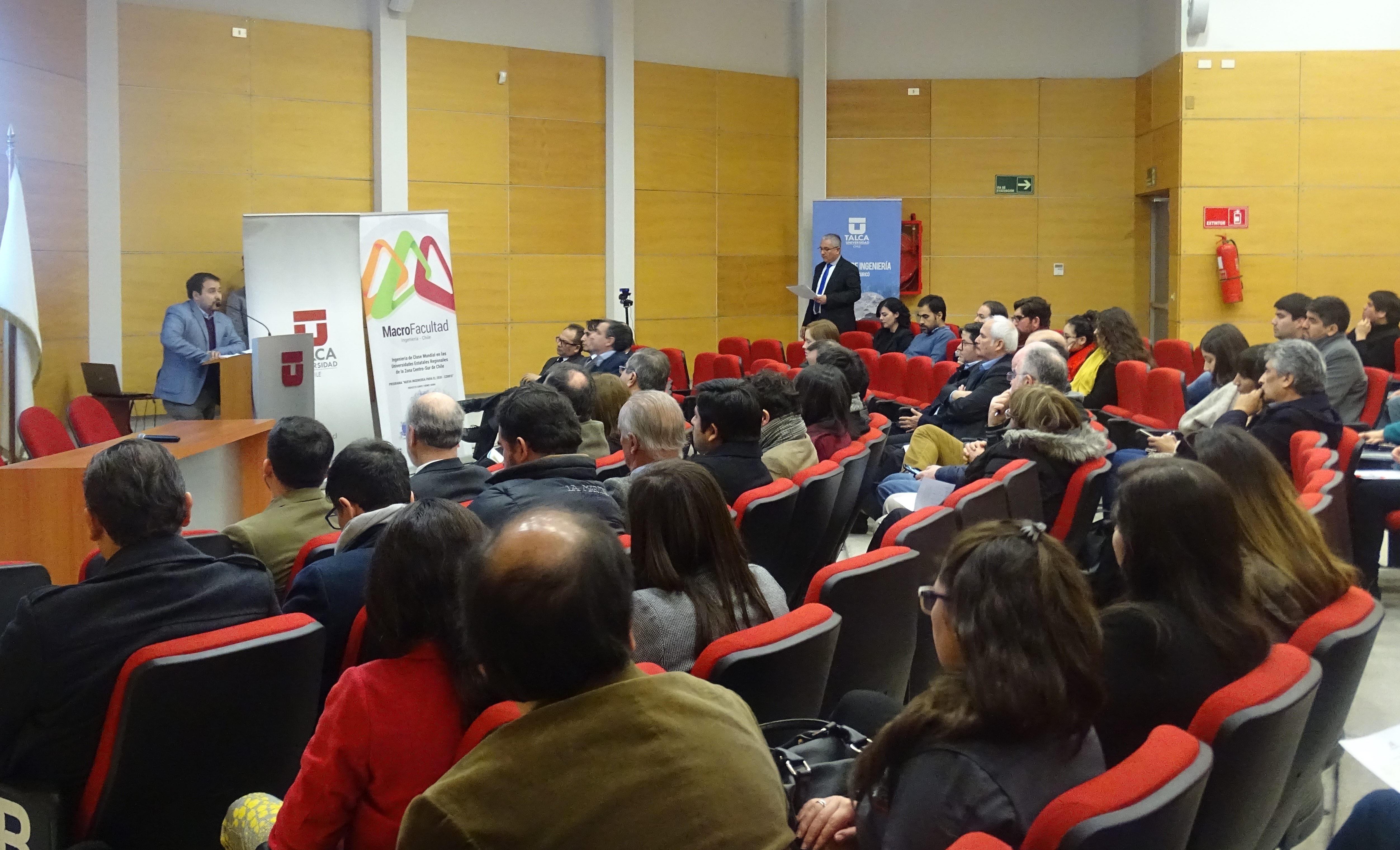 Palabras de Javier Muñoz, Decano Ingeniería UTalca.